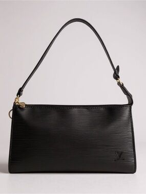 Louis Vuitton black Epi Leather Pochette